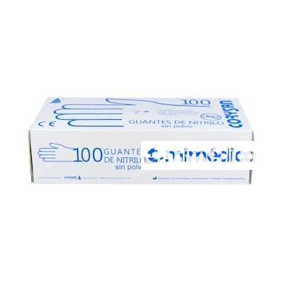 CORYSAN GUANTES NITRILO AZUL S/POLVO T/M 100 UN CORYSAN