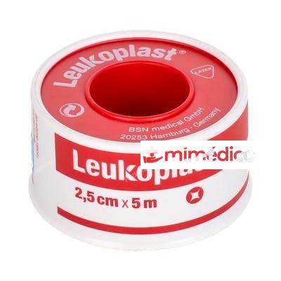 ESPARADRAPO LEUKOPLAST MICROPERF TELA 5 MX2,5 CM PIEL/BEIG LEUKOPLAST