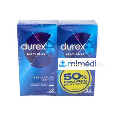 DUREX PROFILACTICO DUPLO NATURAL PLUS 2X12UD. DUREX