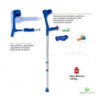 BASTON ING P/ANATOMICO CODO SIMPLE DRCHO AD112R AYUDAS TECNO DINAMIC