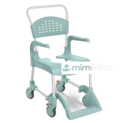 SILLA DE DUCHA-WC CLEAN 49CM 2 FRENOS VERDE AD828 AYUDAS TECNO DINAMIC
