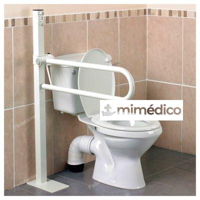 BARRA DE BANO ABATIBLE SOBRE MASTIL 55 CM AD502LUX AYUDAS TECNO DINAMIC