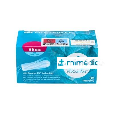 TAMPON OB DIG MINI PROCOMF 32 UNID OB