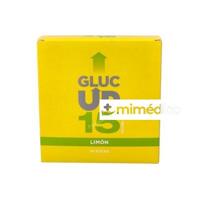 GLUC UP LIMON 15 G X 10 STICKS 30 ML GLUC UP