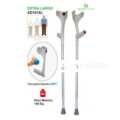 BASTON ING ALUM XL P/BLANDO 84-104C 1U BLN AD101XL AYUDAS TECNO DINAMIC