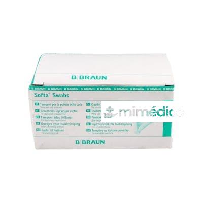 SOFTA SWABS CLEANSING TOALLITAS ALCOHOL 70% 100 UN R19579 BRAUN