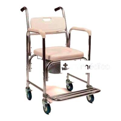 PRIM SILLA DUCHA-WC R/BRA Y PIES ABATIBLES ALUM PRIM