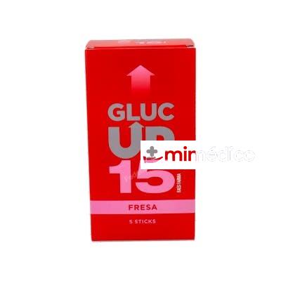 GLUC UP FRESA 15 G X 5 STICKS 30 ML GLUC UP