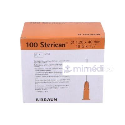 AGUJAS STERICAN 18G / 1,2X40MM ROSA 100UD VET B. BRAUN VETCARE VET
