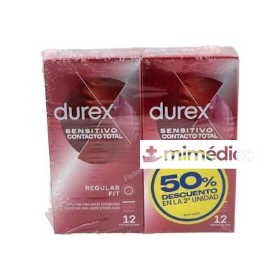 DUREX PROFILACTICO CONTACTO TOTAL 2X12UD DUREX