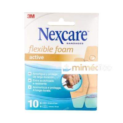 3M NEXCARE APOSITO ACTIVE 360 ADH 10 UN SURT PIEL RESIN AZUCARGUA 3M