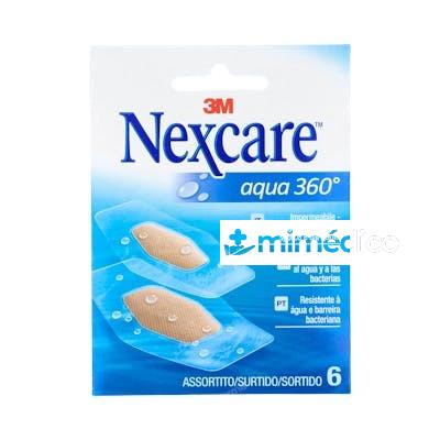 3M NEXCARE APOSITO AQUA 360 ADH 6 UN SURT IMPERM 3M