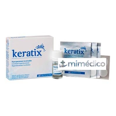 KERATIX SOLUCION 25% SALICILICO+ PARCHES ADH 3 G + 36 PARCHES +PINCEL LAB. VIÑAS