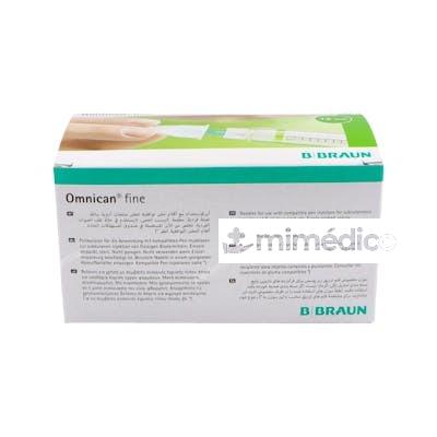 AGUJA OMNICAN FINE PLUMA 29G 33-12 MM CONO ROSA 100 UN BRAUN