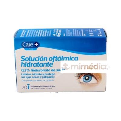CARE+ SOL OFTAL STADA 0.2% HIALU SODIO 20 VIAL CARE+
