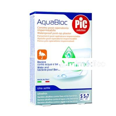 PIC APOSITO POST OP ANTIBACT AQUABLOC 5X7CM 5 UDS PIC
