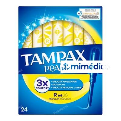 TAMPAX TAMPON  PEARL REGULAR 24 U TAMPAX