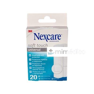 3M NEXCARE TIRAS SOFT SURTIDAS 20 UN 3M