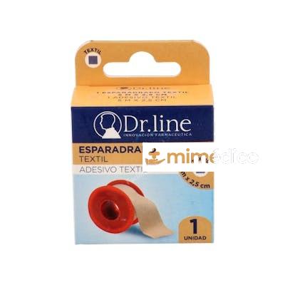 DR.LINE ESPARADRAPO TEXTIL VISCOSA TELA 5 M X2,5 CM PIEL/BEI DR. LINE