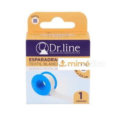 DR.LINE ESPARADRAPO TEXTIL VISCOSA TELA 5 M X2,5 CM BLANCO DR. LINE