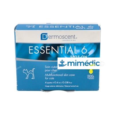 DERMOSCENT ESSENTIAL 6 GATOS 0-10 KG 4 PIPETAS VET LETI VET
