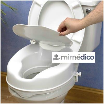 AYUDAS  ASIENTO ELEVADOR WC 5 CM C/TAPA AD509CLUX AY.TECNO DINAMICAS