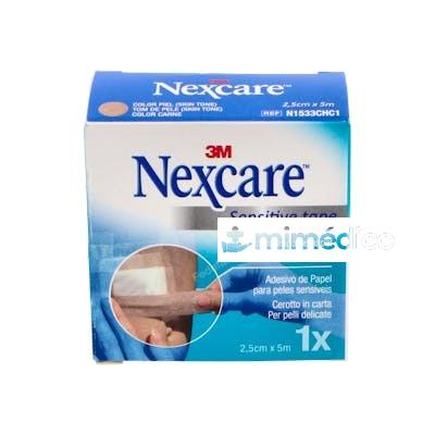 3M NEXCARE ESPARADRAPO HIPOALERG PAPEL 5 MX2,5 CM PIEL/BEIG 3M