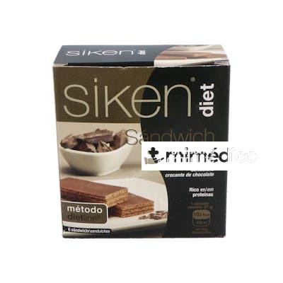 SIKENDIET SANDWICH CRUJIENTE CHOCOLATE 6 UN SIKEN