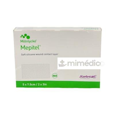 MEPITEL APOSITO LAMINA CONTACTO SILIC 5X7,5CM 10U MOLNLYCKE