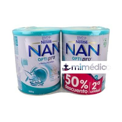 NAN OPTIPRO 3 DUPLO 800GR 2AU 50% NAN