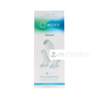 PATMOS CALCETIN PIE DIABETICO BLANCO T/L 43-46 2U** PATMOS