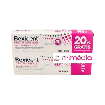 BEXIDENT DIENTES SENS PASTA DENTAL PACK AHORRO 2 X 75 ML BEXIDENT