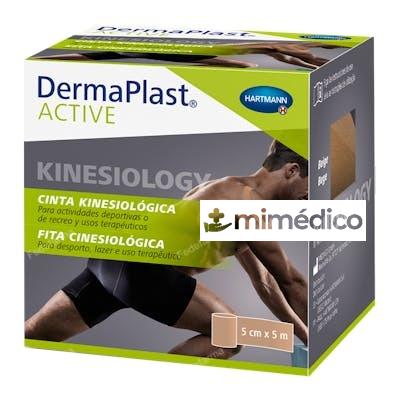 KINESIO TAPE DERMAPLAST ACTIVE 5 CM X 5 M BEIG 1 UN DERMAPLAST
