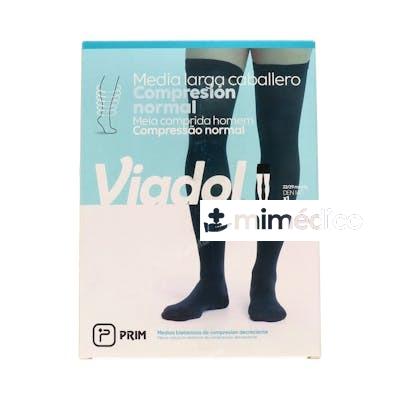 PRIM VIADOL MEDIA LARGA CABALLERO NORM SUJECION SILIC NGR T/ VIADOL