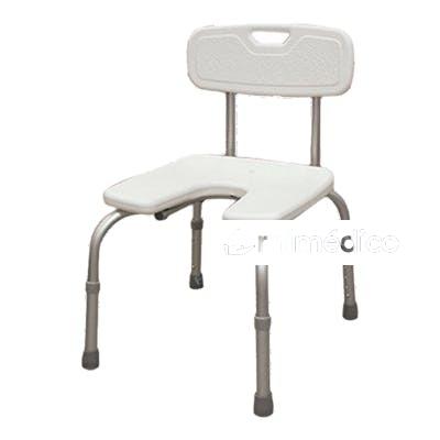 PRIM SILLA EN HERRADURA C/RESPALDO PARA BAÑO PRIM