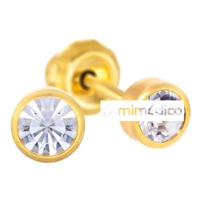 PRIM PENDIENTE INV 591C 24K-SOLIT CRIS 4MM 2UN INVERNES