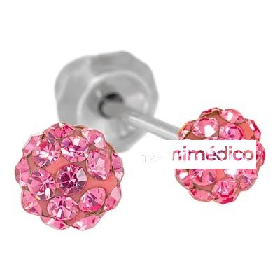 PRIM PENDIENTE INV 588C ACE-BOLA ROSA 4MM 2UN INVERNES