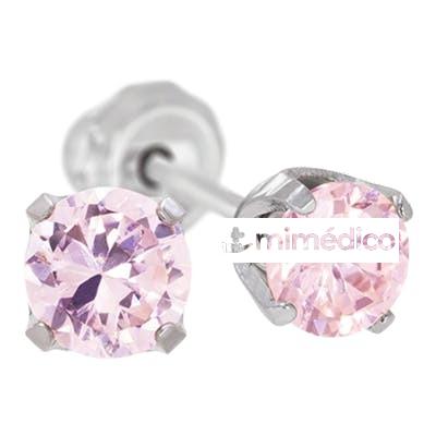 PRIM PENDIENTE INV 593C TIT/SOLIT ROSA 3 MM 2UN INVERNES