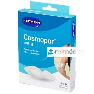 COSMOPOR APOSITO ENTRY EST 10X8 CM 10 UN COSMOPOR
