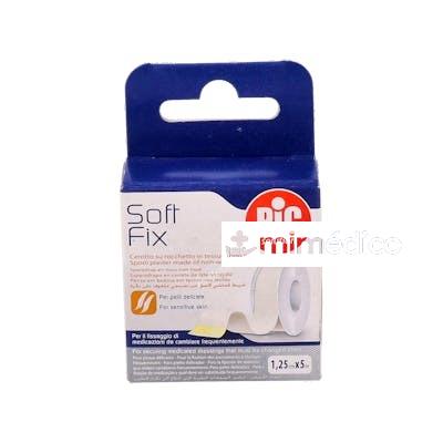 ESPARADRAPO SOFT FIX TEJIDO S/TEJER 5MX1,25C BLANC PIC