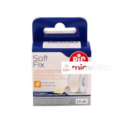ESPARADRAPO SOFT FIX TEJIDO S/TEJER 5MX2,5CM BLANC PIC