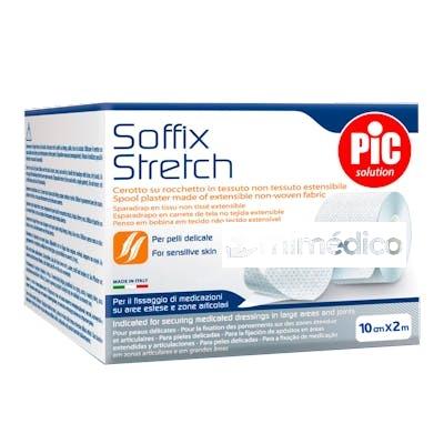 ESPARADRAPO SOFFIX STRETCH ELASTICO 10CMX2 BLANCO PIC