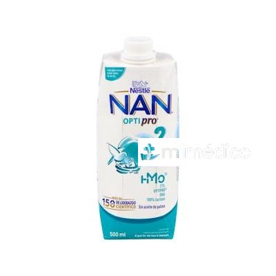 NAN OPTIPRO 2 LECHE CONTINUACION 500 ML BRIK 1 UN NAN