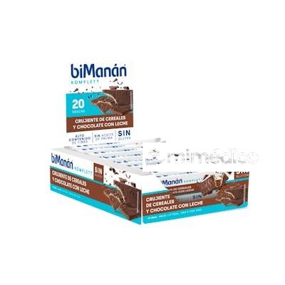 BIMANAN EXPO/BK BARRITA CRUJ CHOCO LECHE SIN GLUTEN 20 U BIMANAN