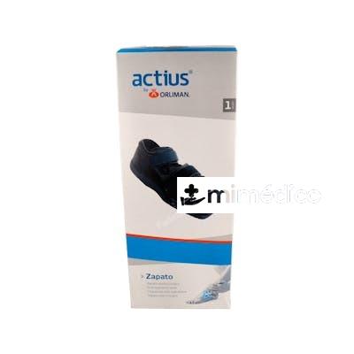 ORLIMAN ZAPATO POST-OP PLANO PIE DIABETICO T/1 36-38 NEGRO C ORLIMAN