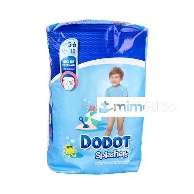 DODOT PAÑAL INFANTIL BAÑADOR SPLASHERS T-5 +14 KG 10 UN DODOT