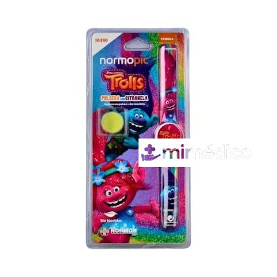 NORMOPIC PULSERA MOSQ INF TROLLS ROSA +2 PAST NORMOPIC