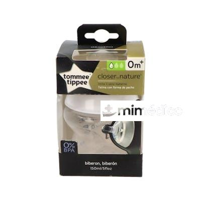 TOMMEE TIPPEE BIBERON CTN B/ANCHA SILI REDON FLU LENT +0 M 1 TOMMEE TIPPEE