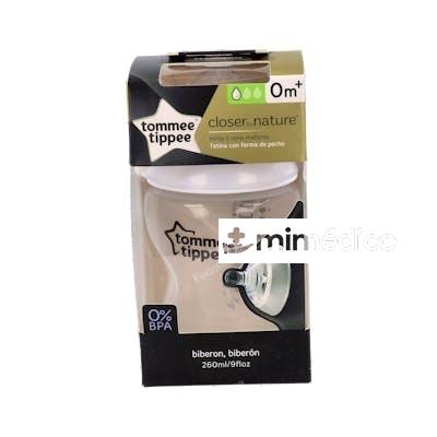 TOMMEE TIPPEE BIBERON CTN B/ANCHA SILI REDON FLU LENTO +0 M TOMMEE TIPPEE