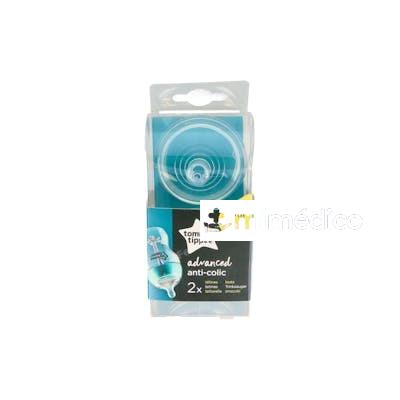 TOMMEE TIPPEE TETINA A-C B/ANCHA SILI REDON FLU VARI +0 M 2 TOMMEE TIPPEE